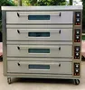 Industrial gas oven 4 Deck 12 Trays for bread and cakes