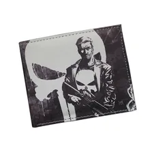 Горячий продукт мультфильм кошелек мстители супергерой кошелек с комиксами череп кошелек подросток Зажимы для денег карточный кошелек