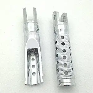 XKH Group Motorcycle Chromed Footrest Foot Pegs For Honda CBR 1100XX Blackbird CBR 600 F/F2/F3/F4/F4i 600RR 900RR 929RR 954RR 1000RR RVT1000R RC51 VFR750F VFR800 Interceptor VFR800A Interceptor ABS