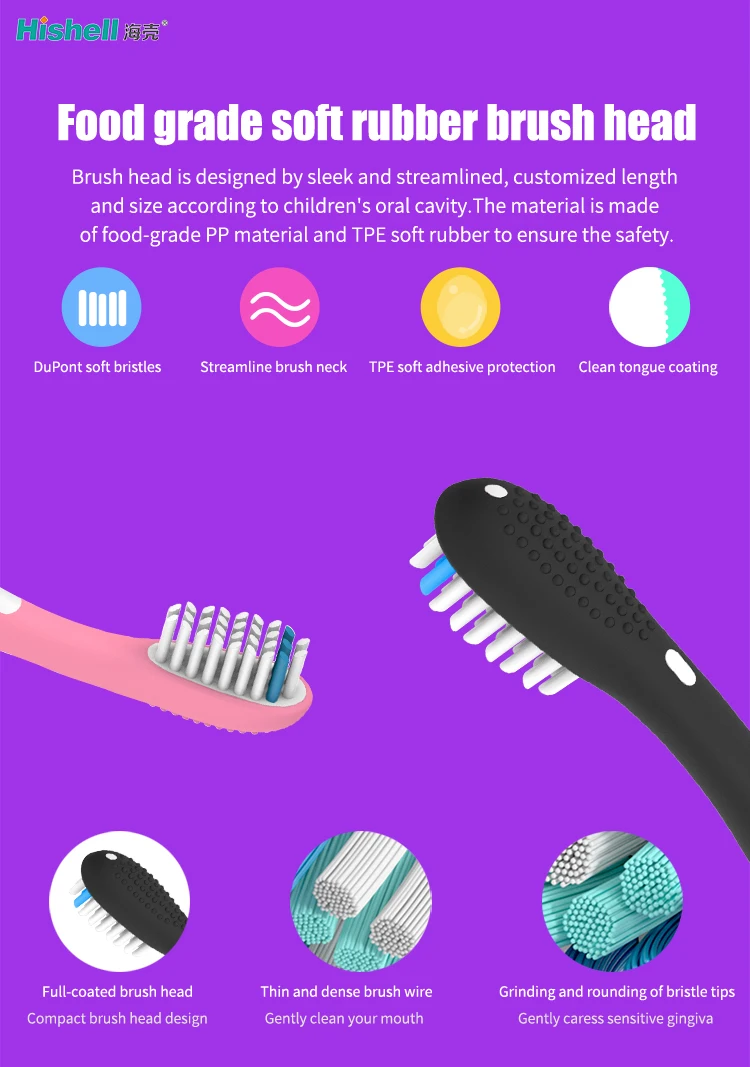 2019 Hot Sale Portable Oral Hygiene Children Sonic Electric Toothbrush Children Electric Toothbrush