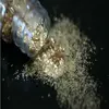 Crytal super flash yellow gold leaves flakes for nails