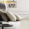 Hotel Bed Set Italian 600-Thread-Count Sateen Cotton Bed Linen