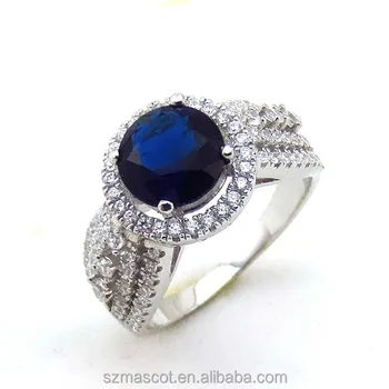 Single Stone Ring Designs Jewelry Diamond For Sale Blue Crystal