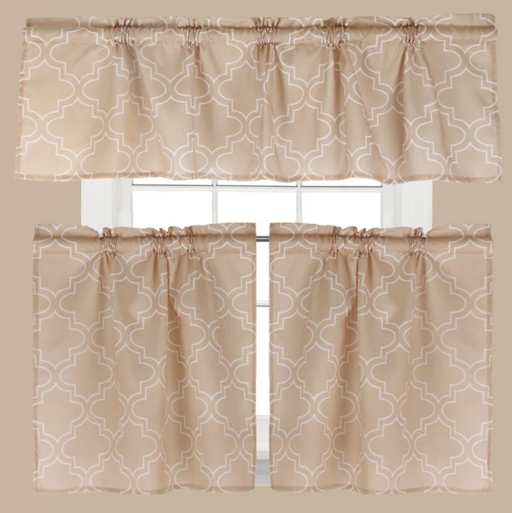 Printed Kitchen Curtains Sets Panels Stock Lots Low Moq Kitchen Curtains Sets Panels