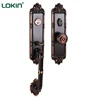Lokinlock 81B09 Keyed Entry Door Solid Forged Brass Mortise Handleset Locks