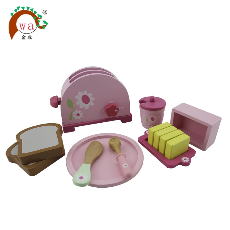 elc wooden toaster set