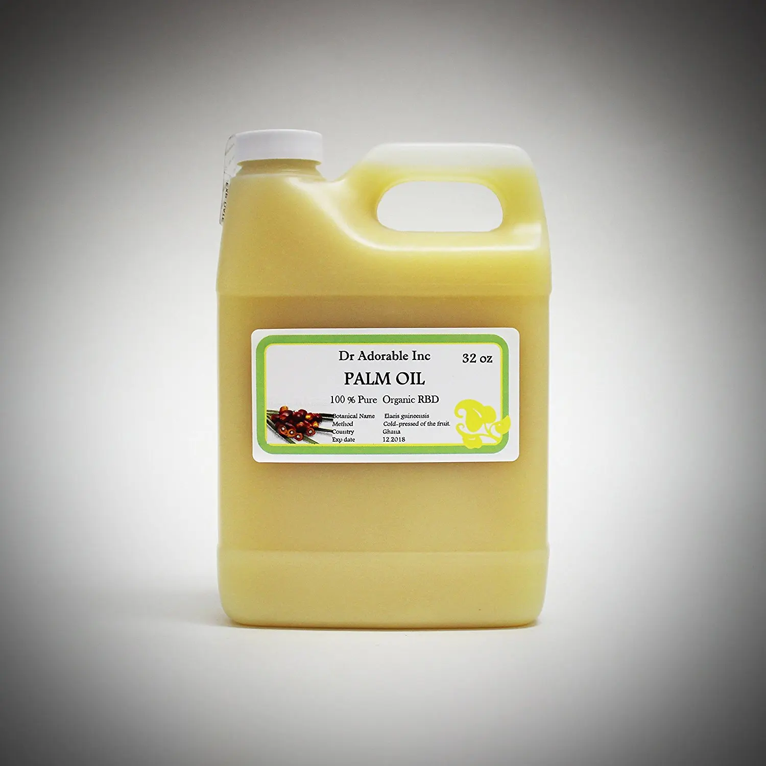 32 Oz Premium Palm Oil Pure Cold Pressed Organic