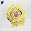 metal awards plate trophy plaque with your own logo and gold plated