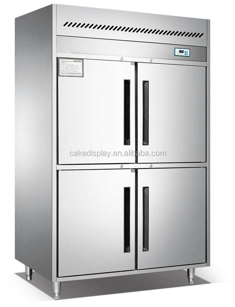 Hot Sell Stainless Steel 4 Door Commercial Refrigerator Freezer China