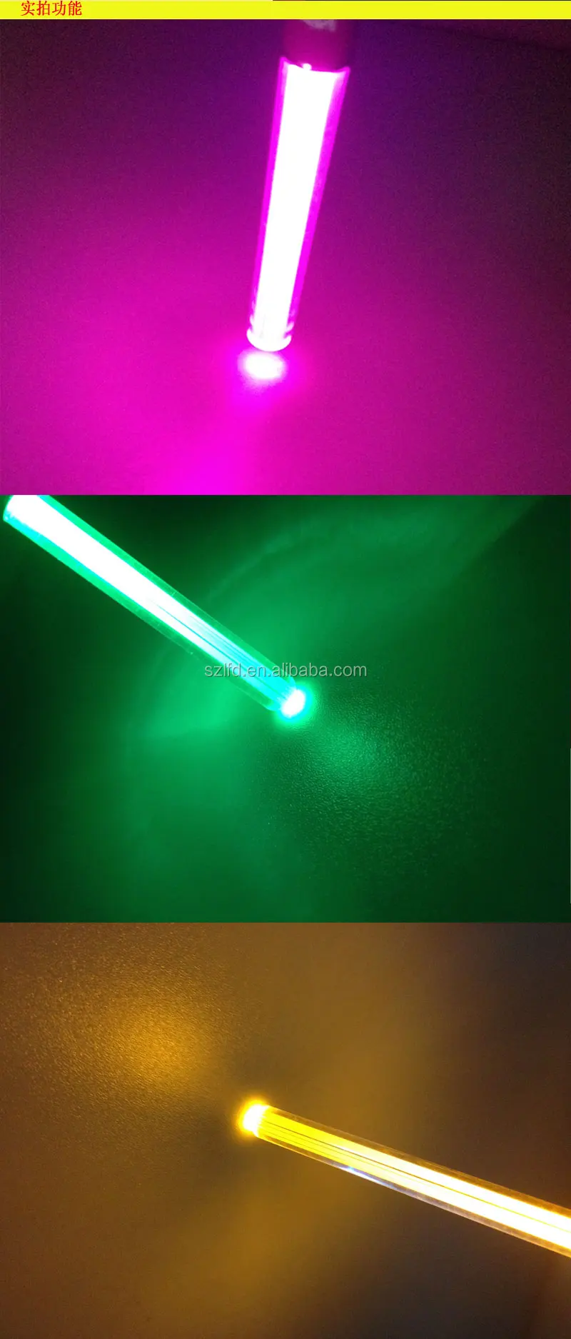 Promotional Gifts Led Flashlight Keychain,Led Glowing Stick,Led Acylic