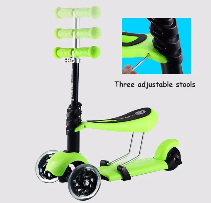 Kids Scooters With Seats Adjustable Height Sit Down Scooter For Kids 3