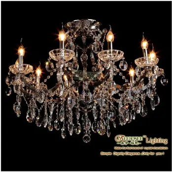 Luxury Venetian Glass Chandelier Italian Style Crystal Candle Lamp