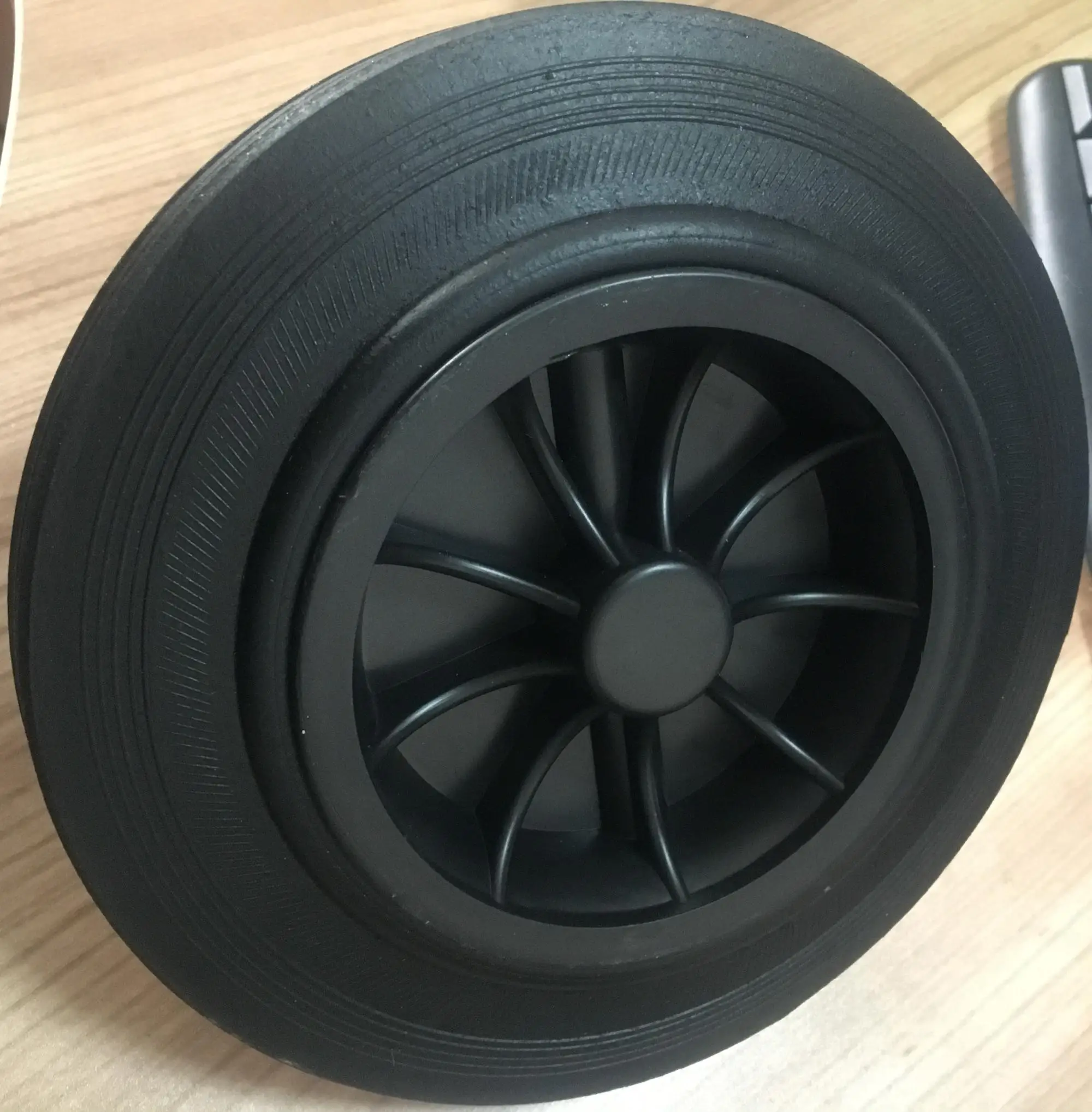 200mm Solid Rubber Wheels For Garbage Bin / Dustbin Buy Rubber Wheels