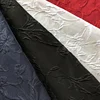 Free sample irregular figure design dress jacquard woven 80%microfiber 20%spandex fabric