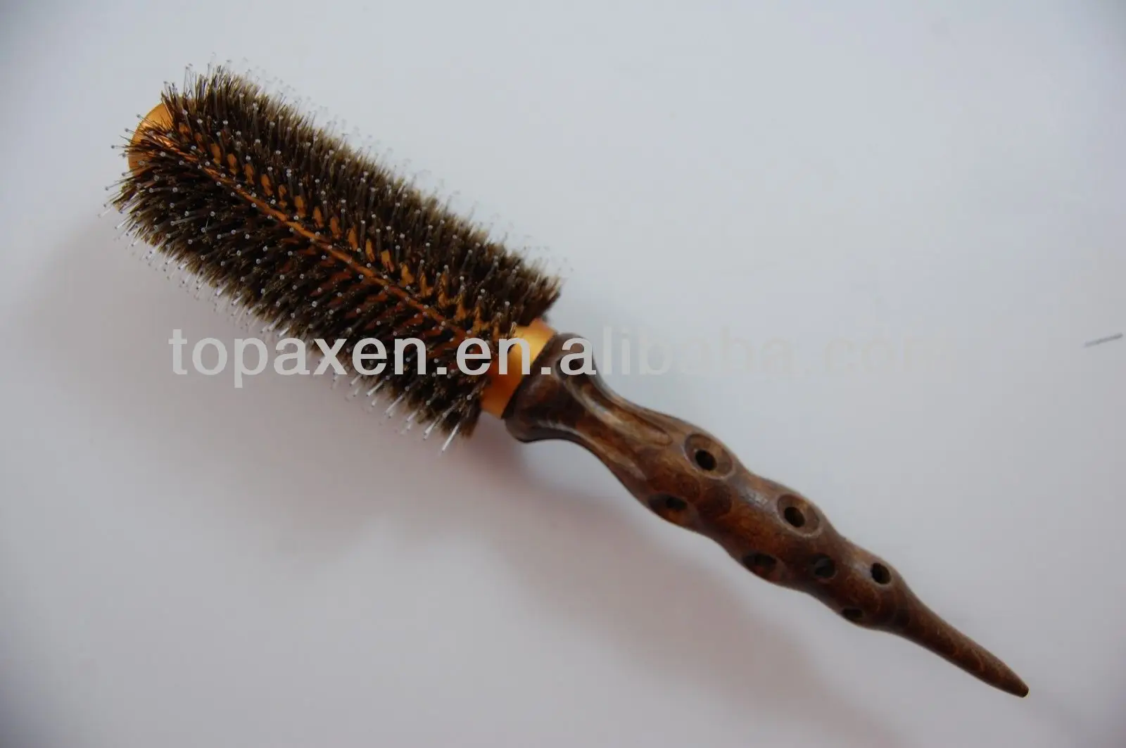 natural bristle round brush