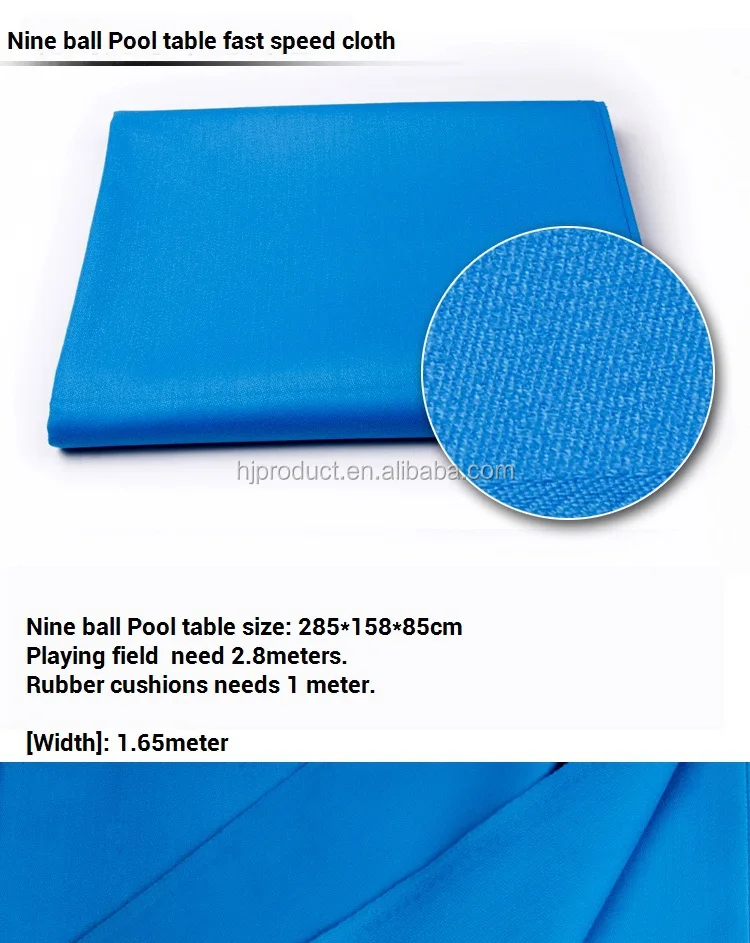 Standard Fast Speed Pool Table Cloth Quick Speed Billiard Table Felt