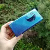 OEM eyelashes container custom private label blue glitter empty eyelashes package box eyelash case