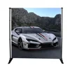 Exhibition Stall Backdrop Banner display with shelves