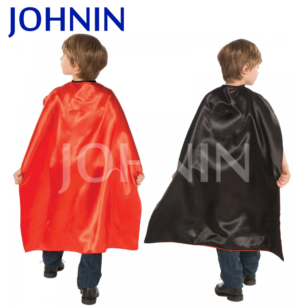 Satin Polyester Material Superhero Children Hook And Loop Capes Buy