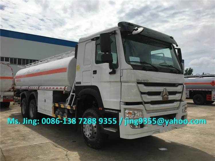 Sinotruck Howo 371hp Fuel Truck 20,000 Liters Fuel Tanker For Sale In