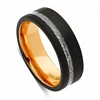 Shenzhen supplier Design your own tungsten jewelry meteorite ring design