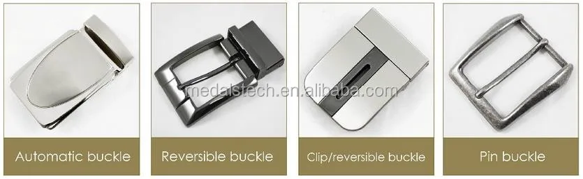 High quality letter shape gold die casting bag  belt buckles