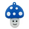 Fancy Mushroom USB Flash Drive PVC USB Stick With Custom Logo
