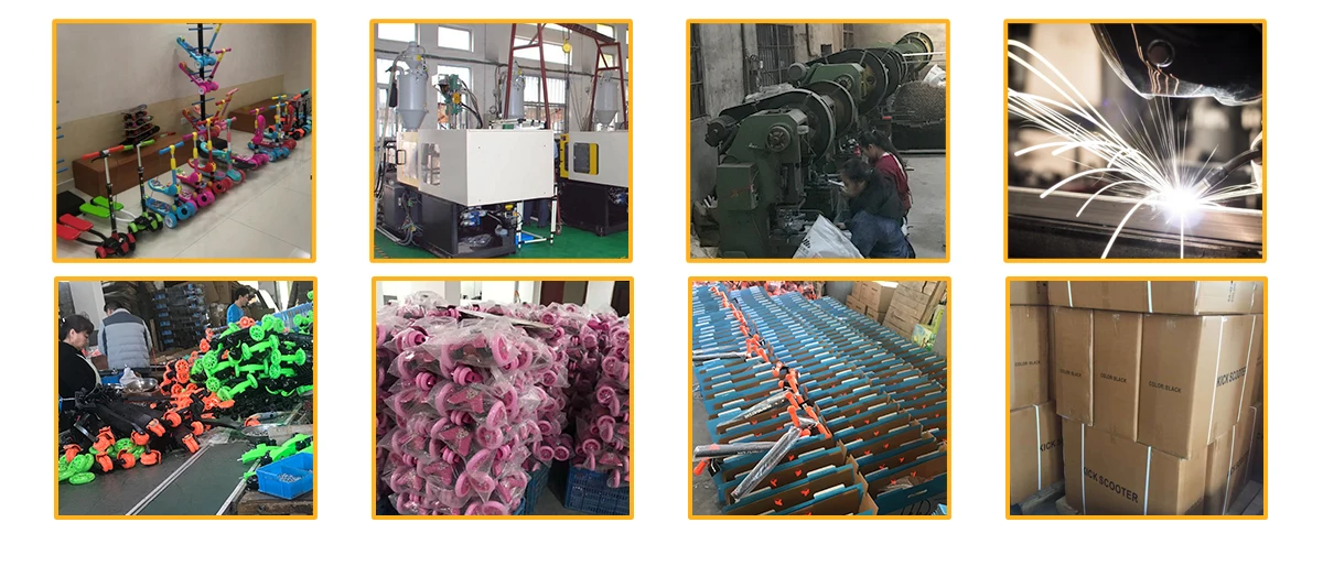 Aluminum Alloy Foldable  Kids Kick Scooter 4 Wheel