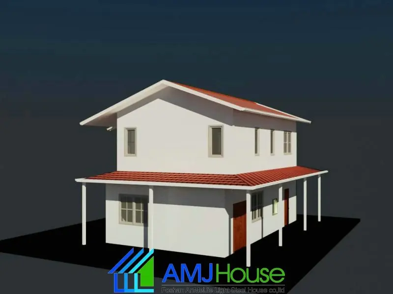 China amj casa cabaña prefabricada playa house diseño de ...