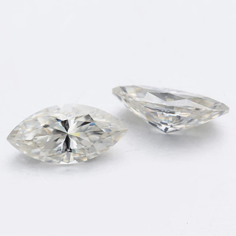 Loose Marquise Cut 2x4mm White Moissanite Diamond For Wedding Jewelry