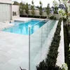 Frameless glass railing tempered glass swimming pool fence outdoor
