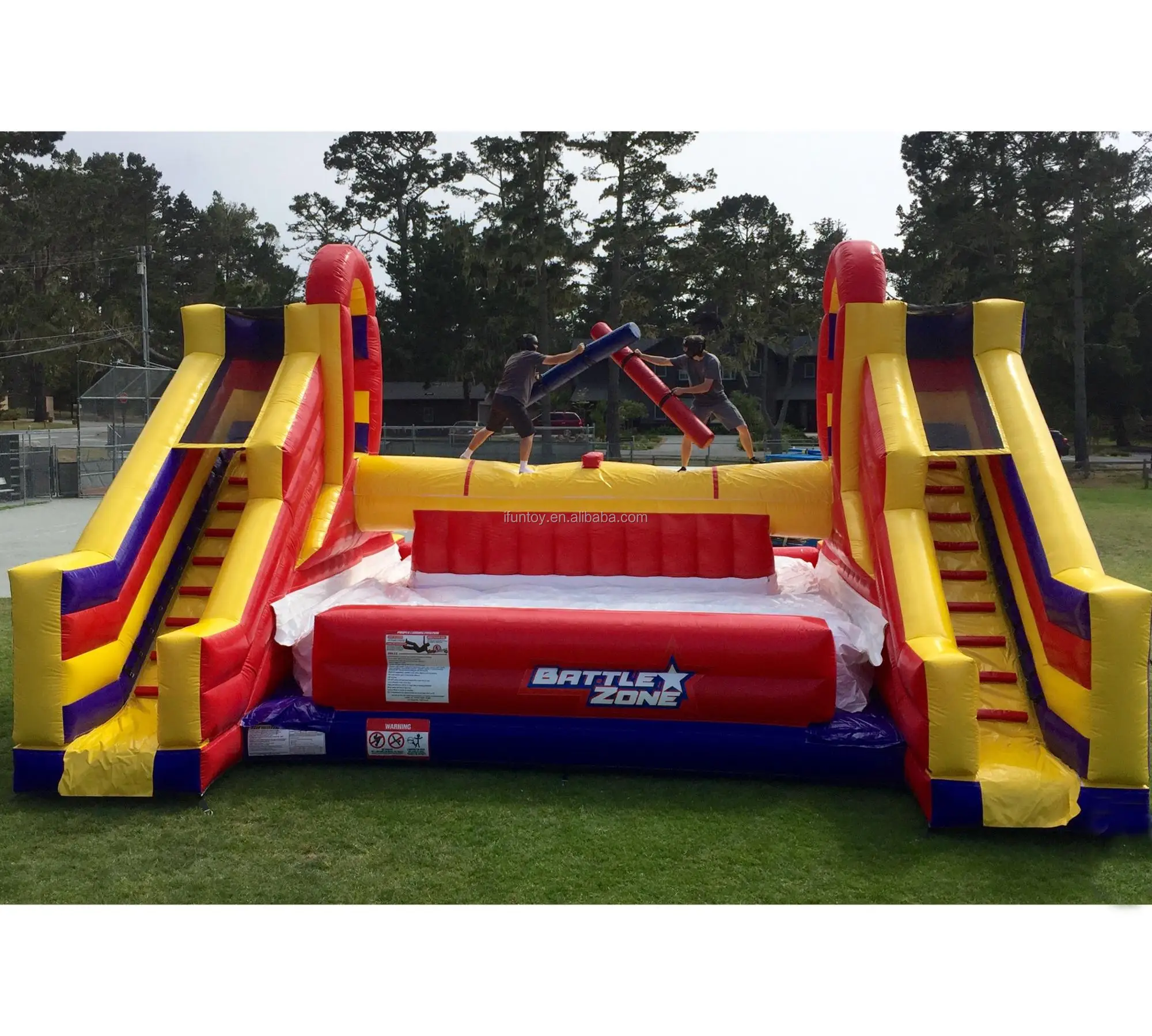 inflatable jousting game