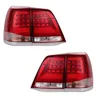 Fit Land Cruiser LC200 2008-2015 V8 LED Taillights Red&Black Color Back Lamp Assembly Replacement(ISO9001&TS16949)
