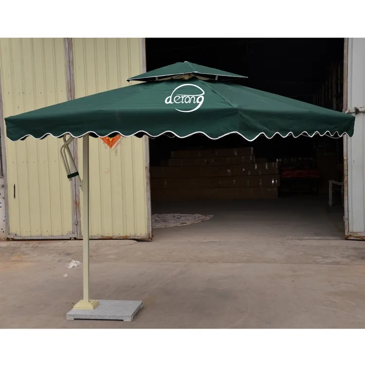 Square Side Pushed Patio Umbrella Outdoor Parasol Advertising Square Side Pushed Patio Umbrella Outdoor Parasol Advertising Public Sun Umbrellas