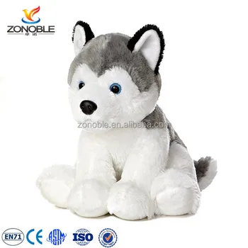 husky puppy stuffed toy