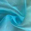 cheap polyester/nylon organza fabric/flocked fabric shiny organza