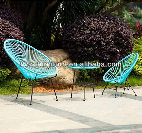 coloured rattan garden chairs