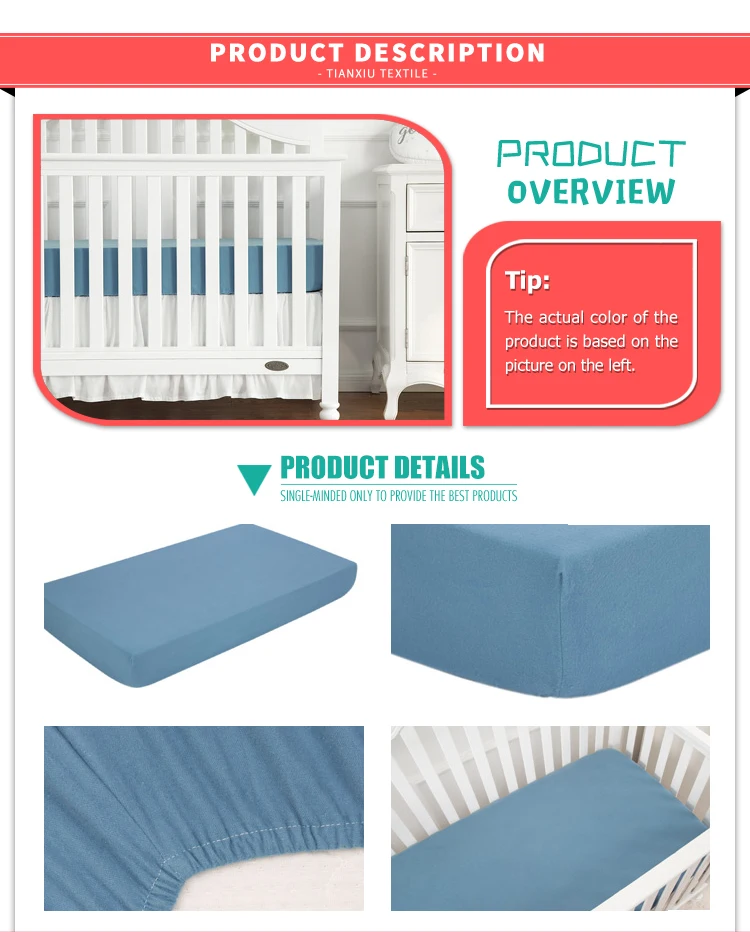Deep Blue Cotton Baby Bed Sheet Soft Baby Cot Flannel Crib Sheets Buy