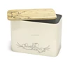 Factory price eco friendly kitchenware bread storage box bamboo fiber bread bin outdoor camping picnic bread box