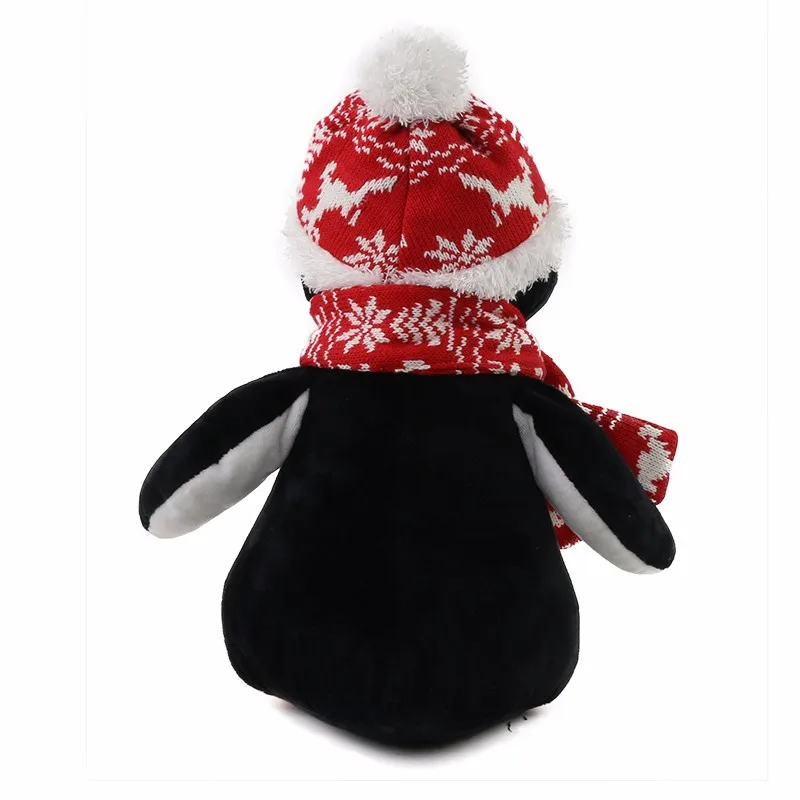 penguin soft toy with scarf