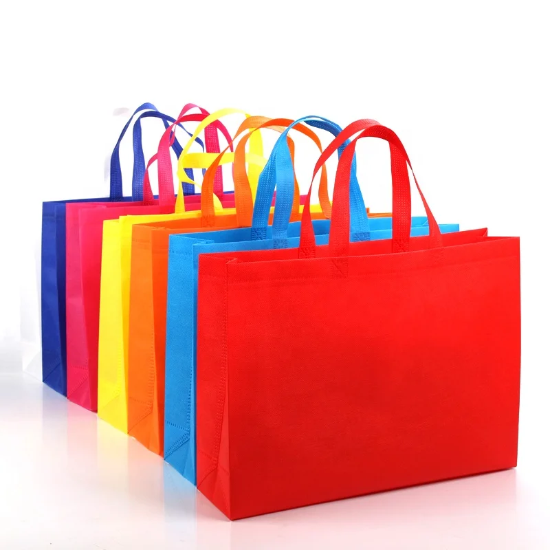 Wholesale Custom Personalized Non Woven Bag Promotional Reusable Cloth Shopping Tote Bags With 