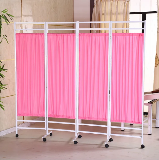 Hospital Furniture 4folding Hospital Ward Bed Screen Medical Screens