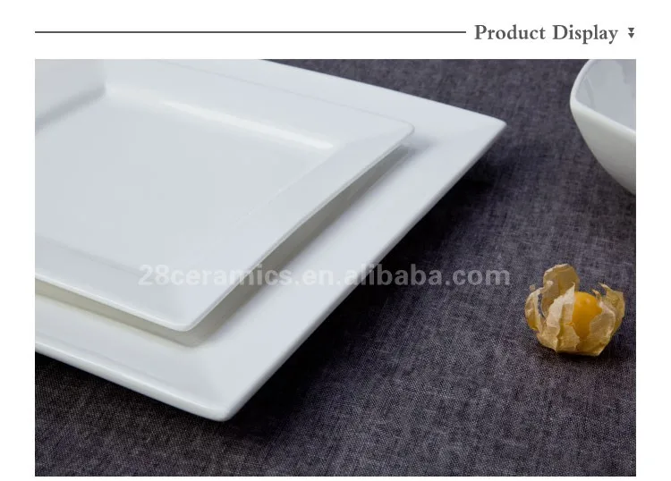 Wholesale cheap bulk dinner plates serving dishes porcelain dinner set