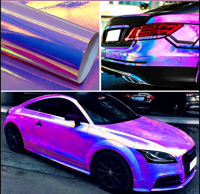 1.38*20m Holographic Rainbow Film Foil For Car Wrap Vinyl - Buy Car ...