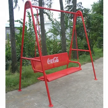 92 Discount Outdoor Metal Patio Swing Bench Chairs Matte Red