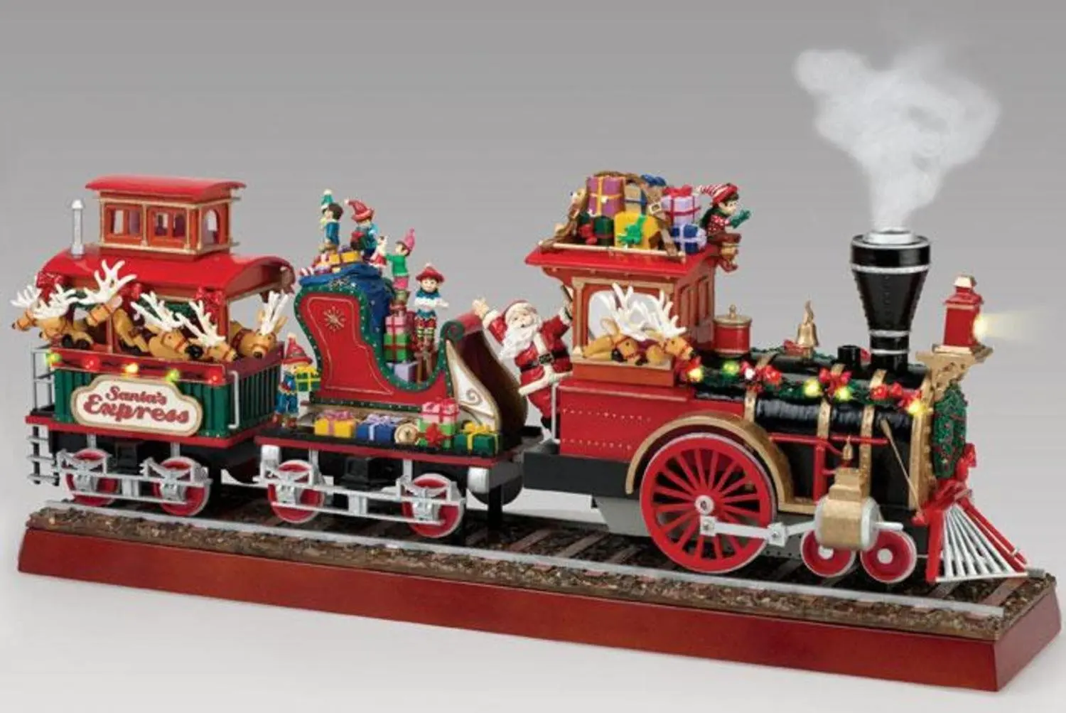 get quotations mr christmas animated musical lighted santas express decoration 79001 - Moving Christmas Decorations get quotations mr christmas animated musical lighted santas express decoration 79001 - Moving Christmas Decorations