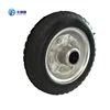Abrasion test rubber wheel grocery cart solid rubber wheel