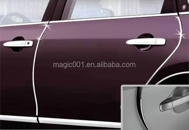 6m Chrome Flexible Car Edge Moulding Trim Molding For Vauxhall Mokka 