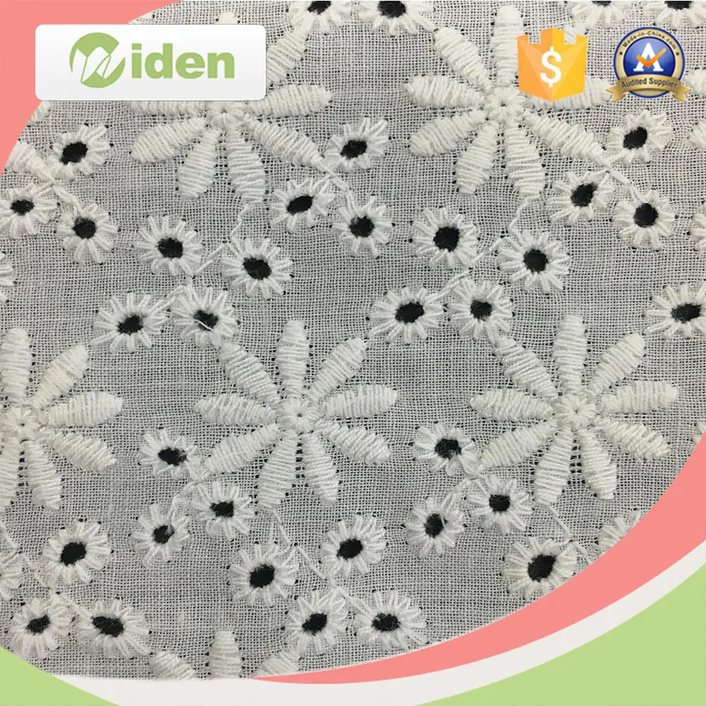 Swiss Organic Cotton Lace Fabric