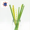China supplier customized polka dot colorful printed biodegradable drinking paper straw
